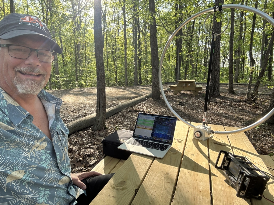 Picnic table setup