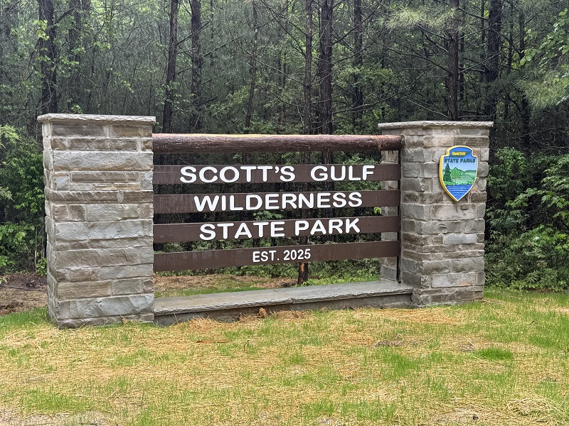 New Park Welcome Sign