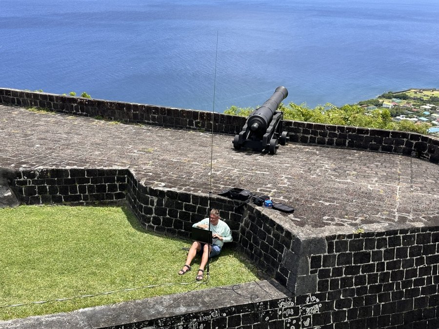W4IO by a cannon