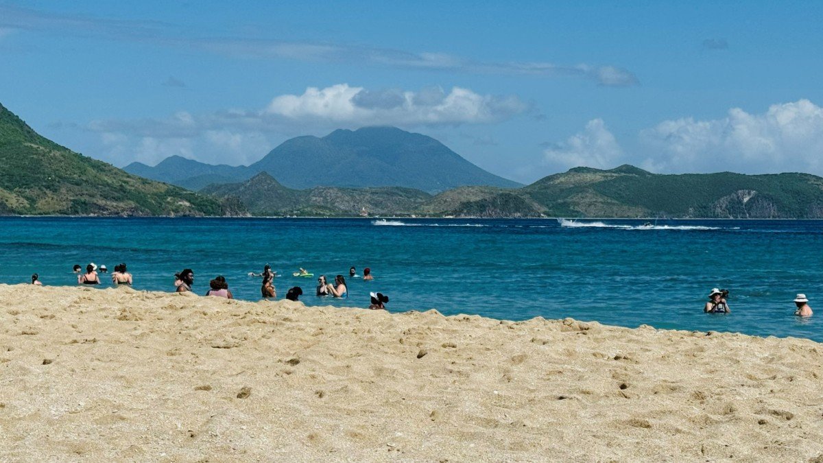Nevis from Carambola Beach