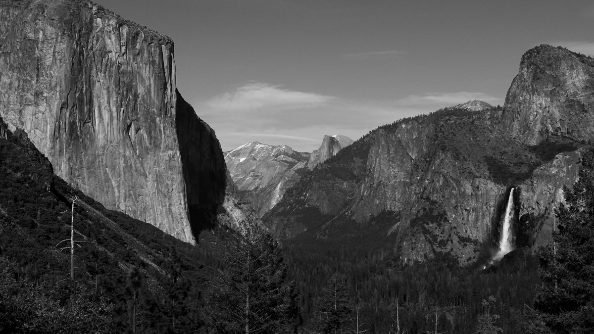 Yosemite Valley - El Capitan, Half Dome, Bridal Veil Falls